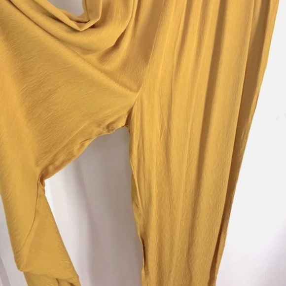 Wild Fable Target Mustard Smocked Waist Jumper Short Sleeve L - Picture 3 of 5